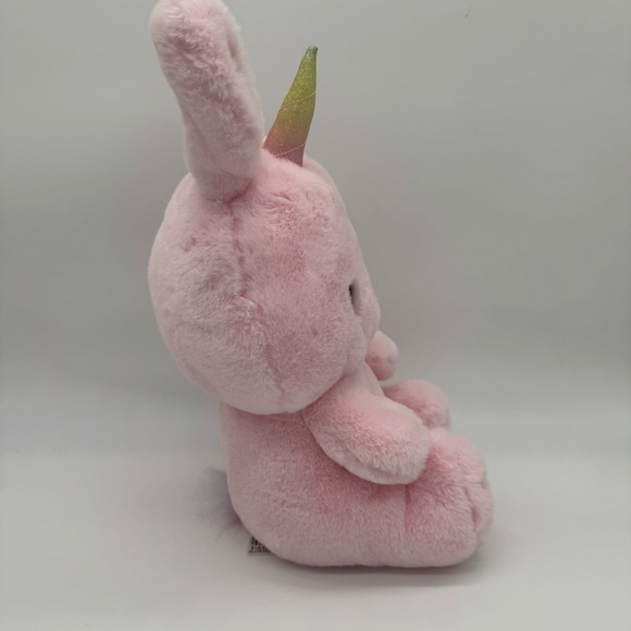 FAO Schwarz Pink Unicorn Bunny Stuffed Animal - Picture 3 of 6